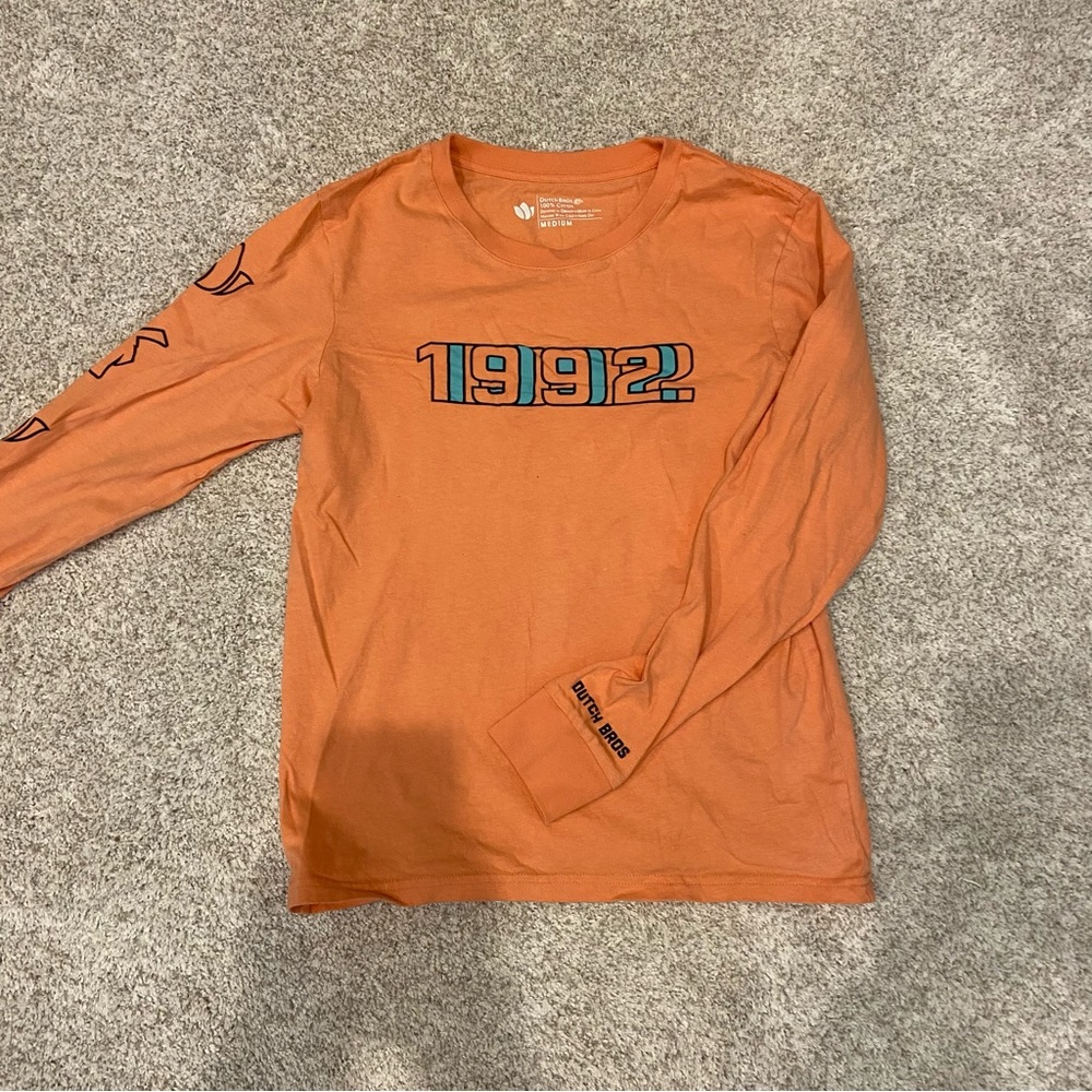 Dutch bros coffee orange long sleeve